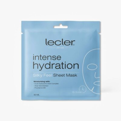 Drėkinanti lakštinė veido kaukė Lecler INTENSE-HYDRATION