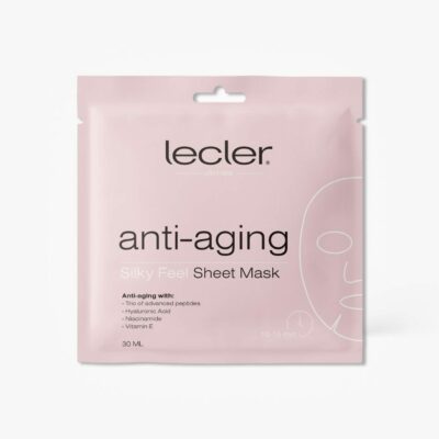 Stangrinanti lakštinė veido kaukė LECLER ANTI-AGING